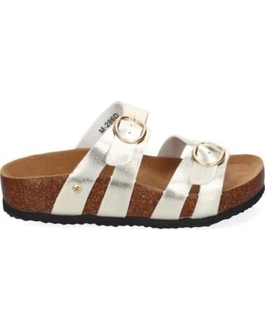 SPORT3PUNTO0 M-286-ORO SANDALIAS PLANAS DORADAS VARIOS COLORES