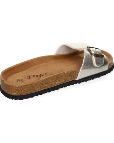 SPORT3PUNTO0 FLACHE SANDALEN M-102 GOLD VARIOS COLORES