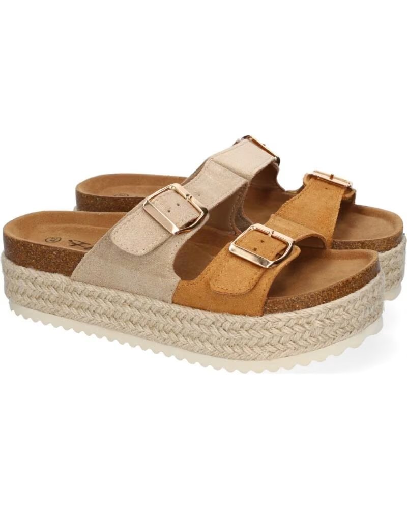 SPORT3PUNTO0 M-239 KAKI PLATEAU SANDALEN SCHNALLEN VARIOS COLORES