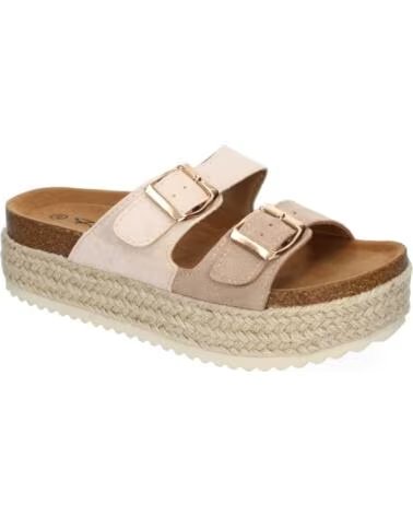 SPORT3PUNTO0 PLATEAU SANDALE M-239 NUDE VARIOS COLORES