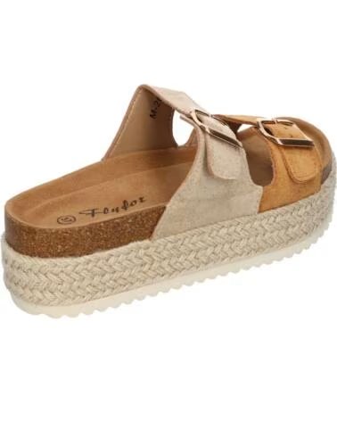 SPORT3PUNTO0 M-239 KAKI PLATEAU SANDALEN SCHNALLEN VARIOS COLORES