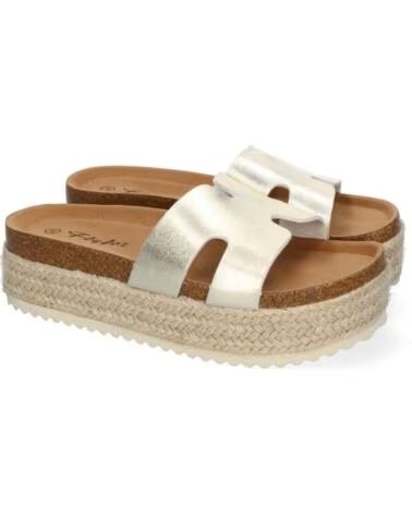 SPORT3PUNTO0 SANDALE M-288 GOLD JUTE-PLATEAU VARIOS COLORES
