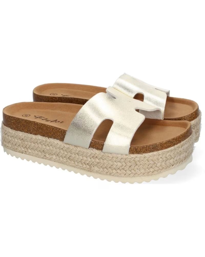 SPORT3PUNTO0 SANDALE M-288 GOLD JUTE-PLATEAU VARIOS COLORES