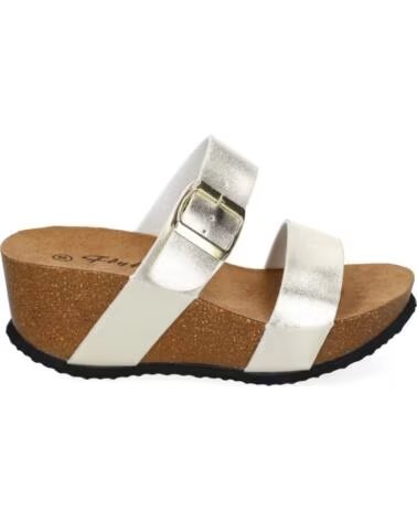 SANDALIAS DE CUÑA SPORT3PUNTO0 M-08-ORO VARIOS COLORES
