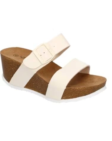 SPORT3PUNTO0 M-08 SANDALIAS CUÑA BEIGE VARIOS COLORES