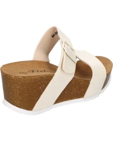 SPORT3PUNTO0 M-08 SANDALIAS CUÑA BEIGE VARIOS COLORES