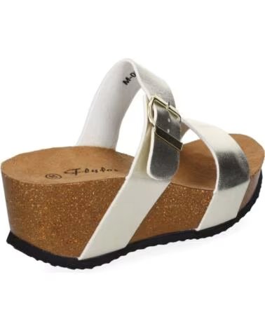 SANDALIAS DE CUÑA SPORT3PUNTO0 M-08-ORO VARIOS COLORES