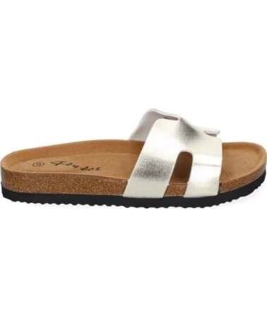 SPORT3PUNTO0 M-235 FLACHE GOLDENE SANDALEN VARIOS COLORES
