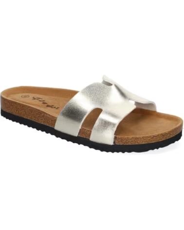 SPORT3PUNTO0 M-235 FLACHE GOLDENE SANDALEN VARIOS COLORES