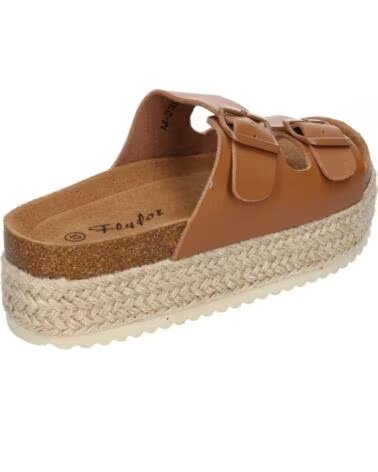 SPORT3PUNTO0 M-239 TAUPE PLATEAU-SANDALEN MIT SCHNALLEN VARIOS COLORES