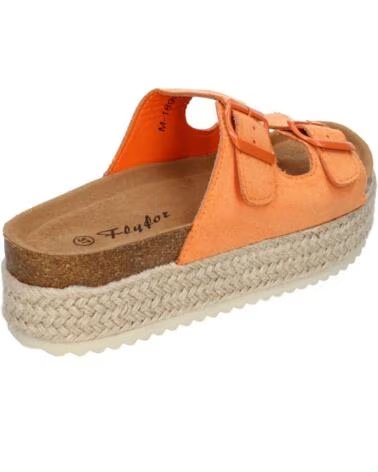 SPORT3PUNTO0 M-189 SANDALEN ORANGE PLATEAU SCHNALLEN VARIOS COLORES
