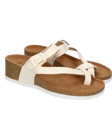 SPORT3PUNTO0 M-28 BEIGE SANDALI INFRADITO CON ZEPPA VARIOS COLORES