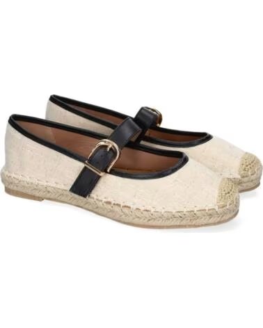 SPORT3PUNTO0 FB-5066 ESPADRILLES MARY JANE BEIGE UND SCHWARZ VARIOS COLORES