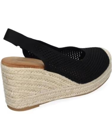 SPORT3PUNTO0 CF-3038 KEILABSATZ ESPADRILLE SCHWARZ VARIOS COLORES