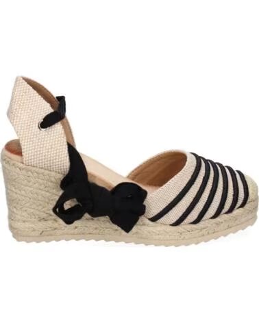 SPORT3PUNTO0 5Q82 KEIL-ESPADRILLES MIT SCHLEIFE VARIOS COLORES