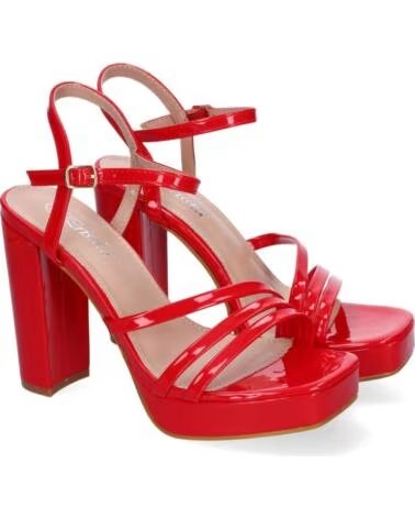 SANDALE À TALONS ET PLATEFORME SPORT3PUNTO0 JL608 ROUGE VARIOS COLORES