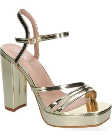 SPORT3PUNTO0 JL608-GOLD HIGH-HEEL-SANDALEN MIT PLATEAU VARIOS COLORES