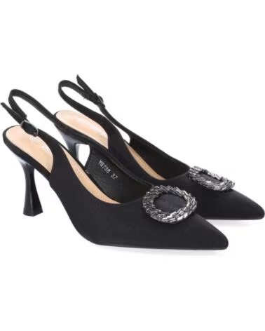 SPORT3PUNTO0 YG738 DÉCOLLETÉ SLINGBACK NERE CON DETTAGLIO STRASS VARIOS COLORES