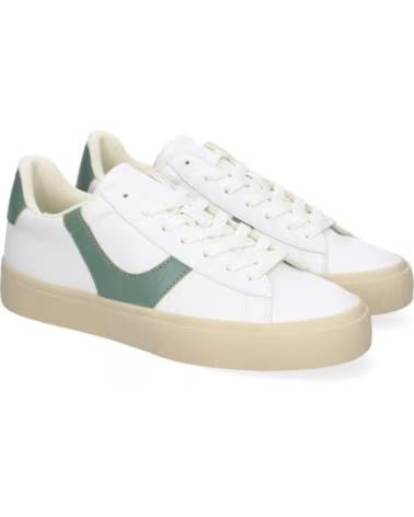 SPORT3PUNTO0 M5060 ZAPATILLAS CASUAL BLANCAS Y VERDE VARIOS COLORES