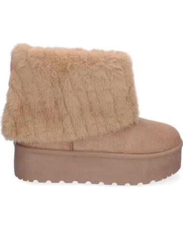 SPORT3PUNTO0 8908-KAKI PLATEAU-STIEFEL MIT FELL VARIOS COLORES