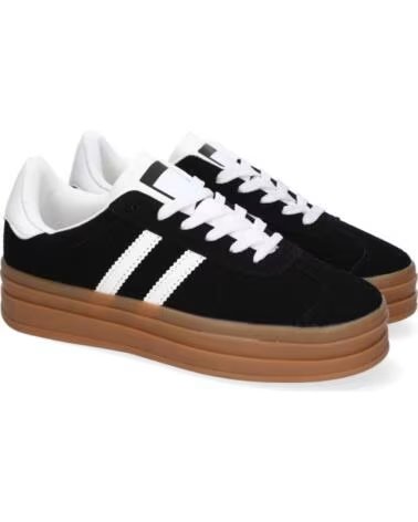 SPORT3PUNTO0 EV-508 SNEAKERS NERE PLATFORM CON LACCI VARIOS COLORES
