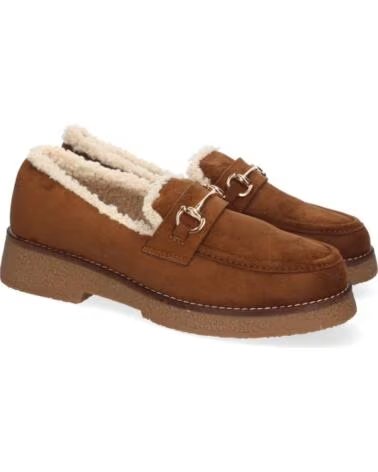 MOCASSINS EN IMITATION DAIM AVEC FOURRURE SPORT3PUNTO0 FF-3348 COULEUR CAMEL VARIOS COLORES