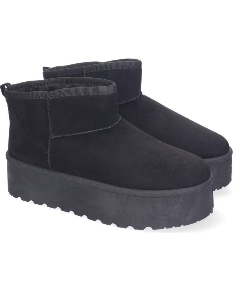 KURZE PLATEAU-STIEFEL SPORT3PUNTO0 6BKA SCHWARZ VARIOS COLORES