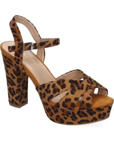 SPORT3PUNTO0 Y5628 ABSATZSANDALEN MIT LEOKUSS-MUSTER VARIOS COLORES