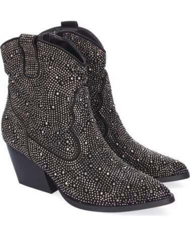 SPORT3PUNTO0 JH28011 DAMEN WESTERNSTIEFEL SCHWARZ MIT NIETEN VARIOS COLORES
