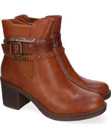 SPORT3PUNTO0 C738 CAMEL DAMEN STIEFELETTEN MIT ABSATZ VARIOS COLORES