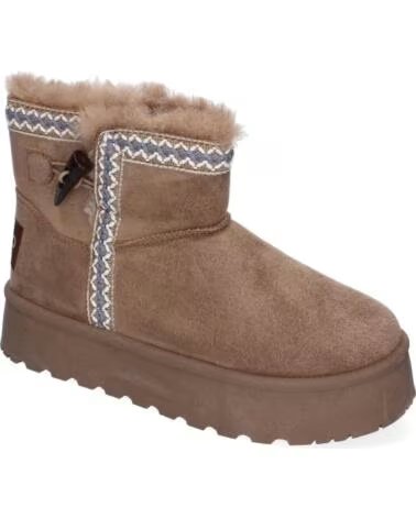SPORT3PUNTO0 HZ2000-103-KAKI PLATEAU-WINTERSTIEFEL MIT FELL-DETAILS VARIOS COLORES