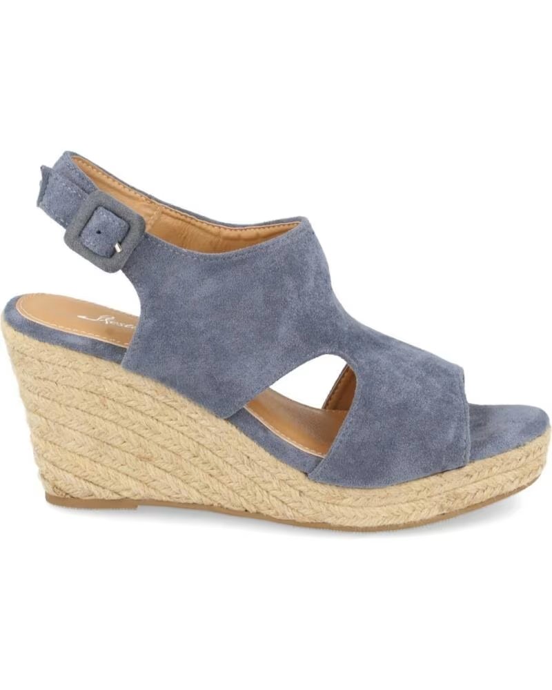 SPORT3PUNTO0 YT5558 KEILABSATZSANDALEN IN BLAU VARIOS COLORES