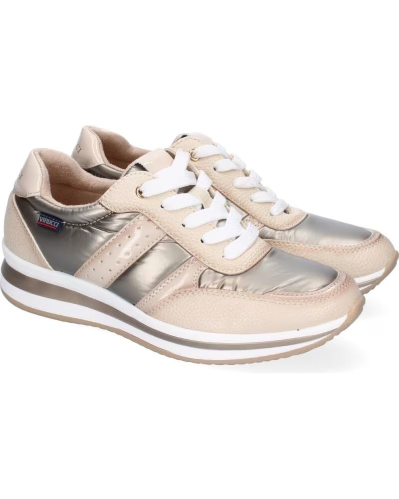 SPORT3PUNTO0 VRA-1110 FREIZEITSCHUHE BEIGE METALLIC VARIOS COLORES