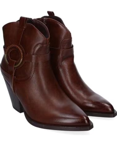SPORT3PUNTO0 1085 BRAUNE STIEFELETTEN IM COWBOY-STIL VARIOS COLORES