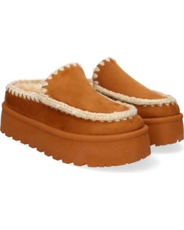 SPORT3PUNTO0 VRA-1193 SABOT EN CUIR AVEC PLATEFORME ET DOUBLURE CHAUDE VARIOS COLORES