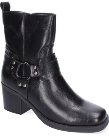 SPORT3PUNTO0 4320 SCHWARZE BIKER-STIEFELETTEN VARIOS COLORES