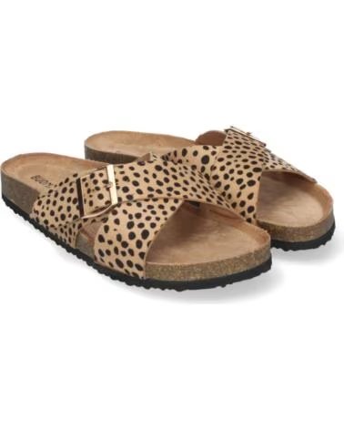 SPORT3PUNTO0 AY-2239 LEOPARD FLACHE SANDALEN VARIOS COLORES