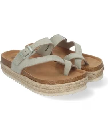 SPORT3PUNTO0 M-238 ZEHENTRENNER PLATEAU SANDALEN GRÜN VARIOS COLORES