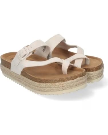 SPORT3PUNTO0 M-238 DAMEN FLACHE SANDALEN BEIGE VARIOS COLORES