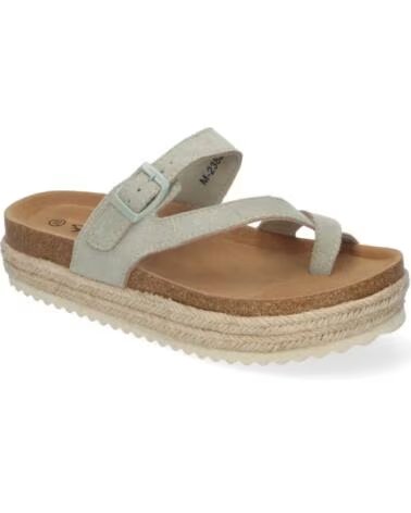 SPORT3PUNTO0 M-238 ZEHENTRENNER PLATEAU SANDALEN GRÜN VARIOS COLORES
