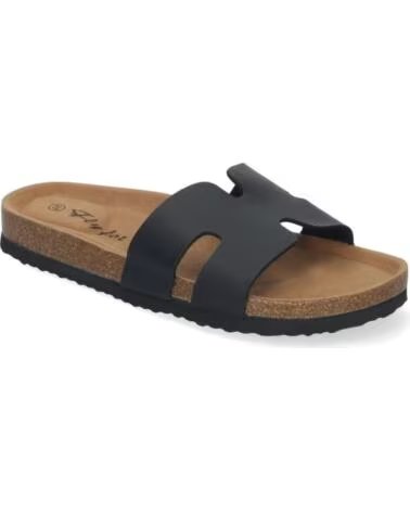 SPORT3PUNTO0 M-235 FLACHE DAMENANDALEN IN SCHWARZ VARIOS COLORES