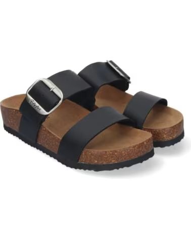 SPORT3PUNTO0 M-282 SANDALI NERI DUE FASCE FIBBIA VARIOS COLORES