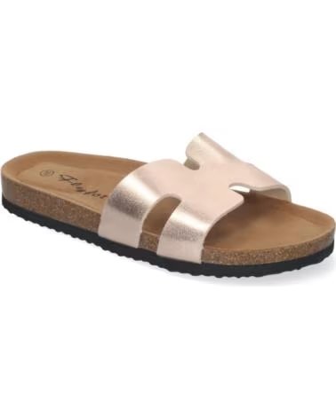 SPORT3PUNTO0 M-235 FLACHE SANDALEN CHAMPAGNER VARIOS COLORES