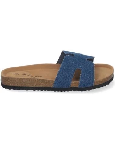 SPORT3PUNTO0 M-235 FLACHE JEANSSTOFF SANDALEN VARIOS COLORES