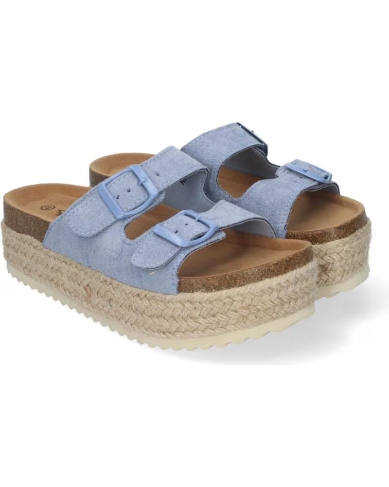 SPORT3PUNTO0 M-189 SANDALIAS PLATAFORMA AZUL VARIOS COLORES