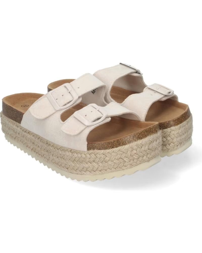 SPORT3PUNTO0 M-189 PLATEAU-SANDALE BEIGEFARBEN VARIOS COLORES