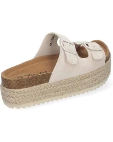 SPORT3PUNTO0 M-189 PLATEAU-SANDALE BEIGEFARBEN VARIOS COLORES