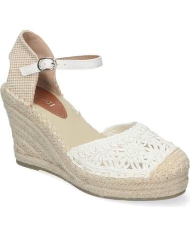 SPORT3PUNTO0 VRA-851 KEILSANDALETTEN WEISS VARIOS COLORES