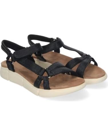 FLACHE SANDALE SPORT3PUNTO0 AD-3261 IN SCHWARZ VARIOS COLORES