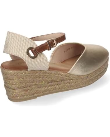 SPORT3PUNTO0 A-3005-GOLD KEILABSATZ ESPADRILLES GOLD VARIOS COLORES